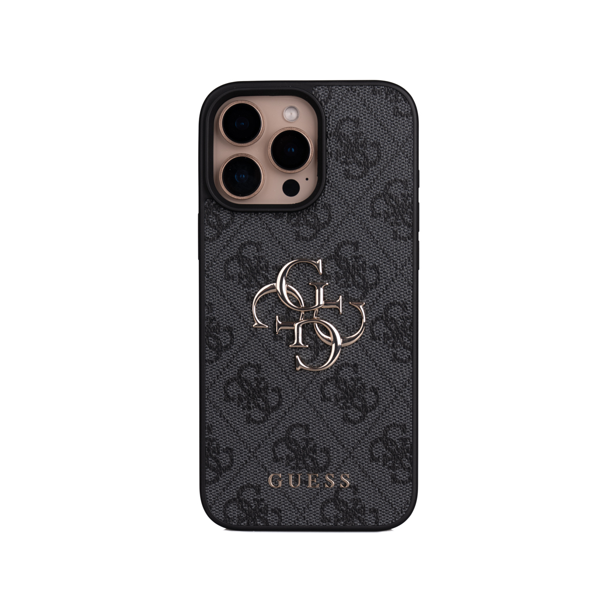 Apple iPhone 16 Pro Max Kılıf Guess Orjinal Lisanslı PU Deri 4G Büyük Metal Logolu Çapraz Vücut Askılı Kapak - 9