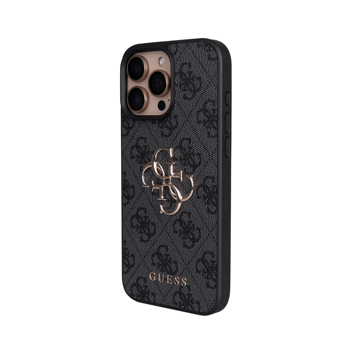 Apple iPhone 16 Pro Max Kılıf Guess Orjinal Lisanslı PU Deri 4G Büyük Metal Logolu Çapraz Vücut Askılı Kapak - 10