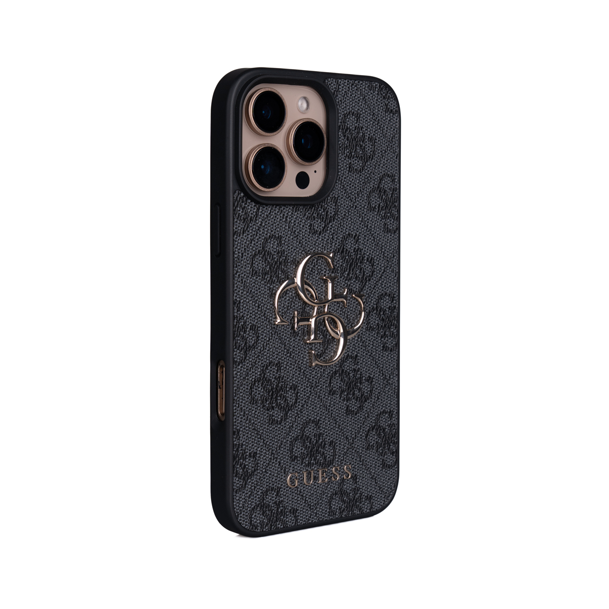 Apple iPhone 16 Pro Max Kılıf Guess Orjinal Lisanslı PU Deri 4G Büyük Metal Logolu Çapraz Vücut Askılı Kapak - 11