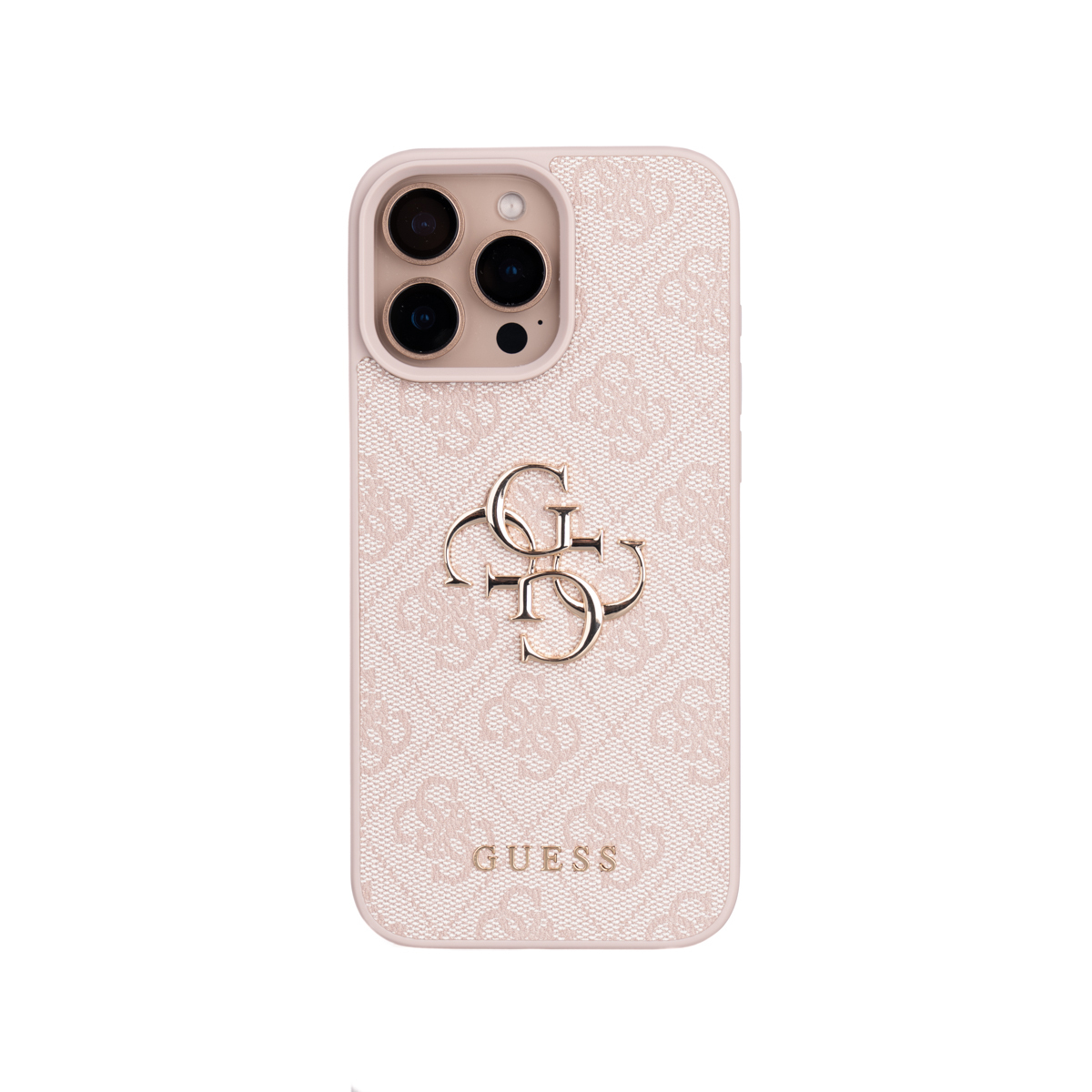 Apple iPhone 16 Pro Max Kılıf Guess Orjinal Lisanslı PU Deri 4G Büyük Metal Logolu Çapraz Vücut Askılı Kapak - 19