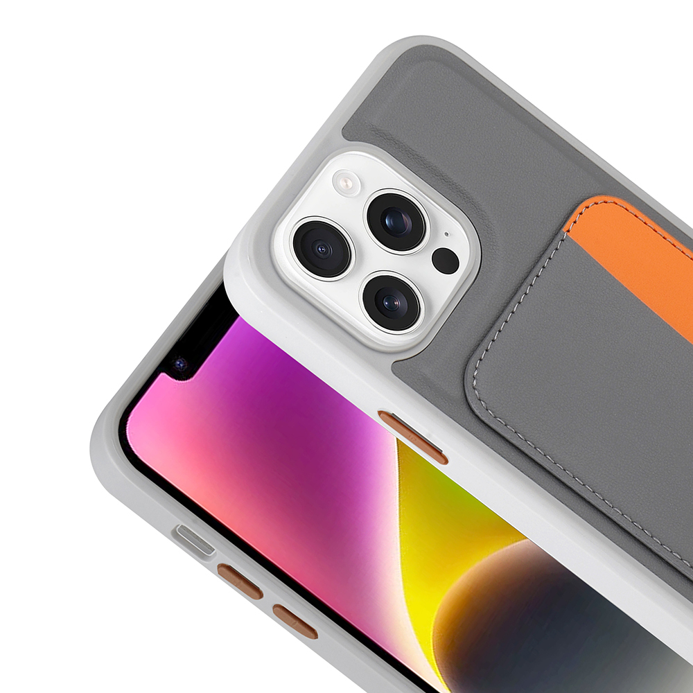 Apple iPhone 16 Pro Max Kılıf Kartlıklı Zore X-Kart Silikon Kapak - 16