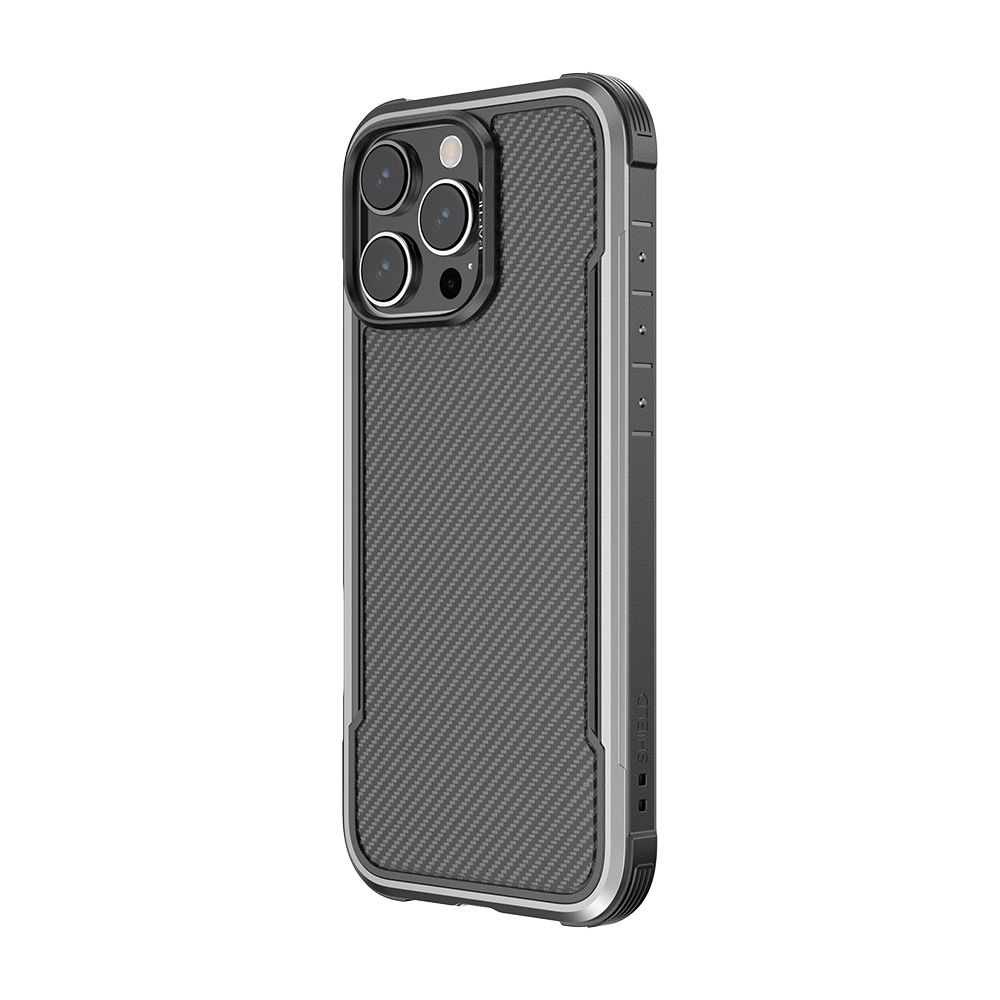 Apple iPhone 16 Pro Max Kılıf M-safe Şarj Özellikli Airbagli Raptic Apex Serisi Karbon Fiber Tasarımlı Kapak - 3
