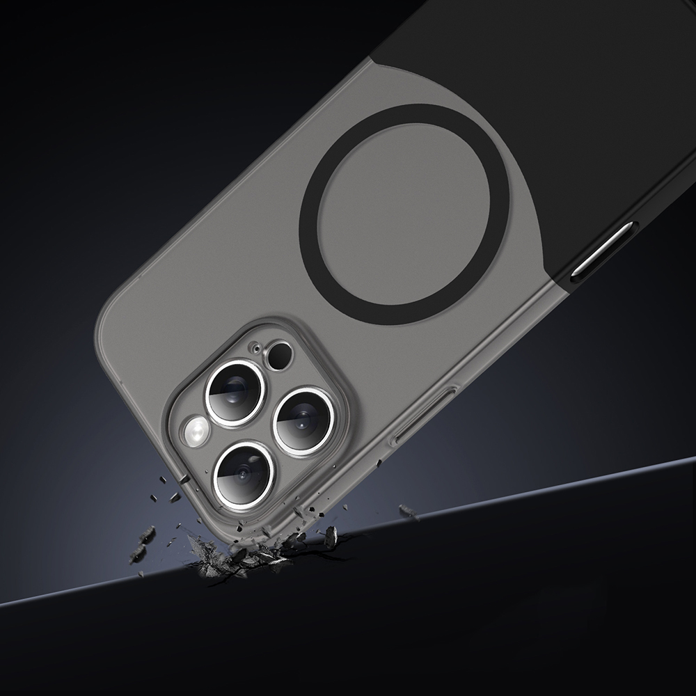 Apple iPhone 16 Pro Max Kılıf M-Safe Şarj Özellikli Mıknatıslı Zore Duble Kapak - 5