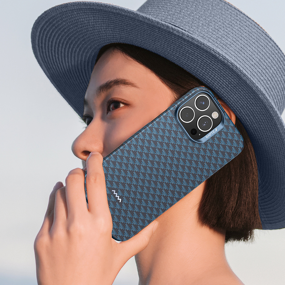 Apple iPhone 16 Pro Max Kılıf M-safe Şarj Özellikli Raptic Aramid Skin Origin Serisi Kapak - 24