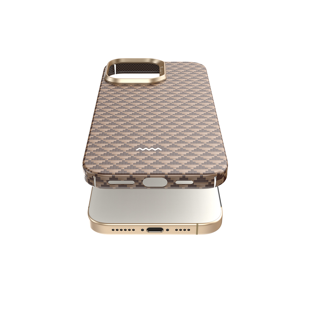 Apple iPhone 16 Pro Max Kılıf M-safe Şarj Özellikli Raptic Aramid Skin Origin Serisi Kapak - 7