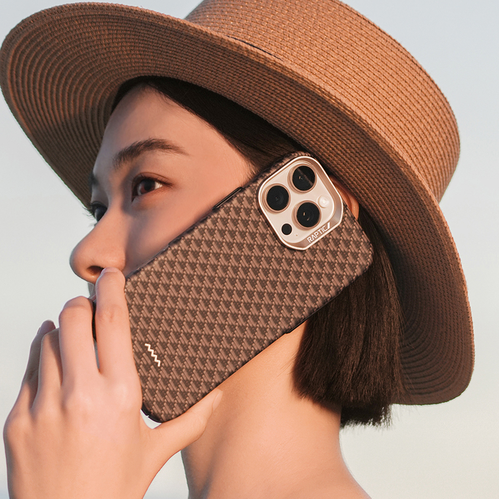 Apple iPhone 16 Pro Max Kılıf M-safe Şarj Özellikli Raptic Aramid Skin Origin Serisi Kapak - 16