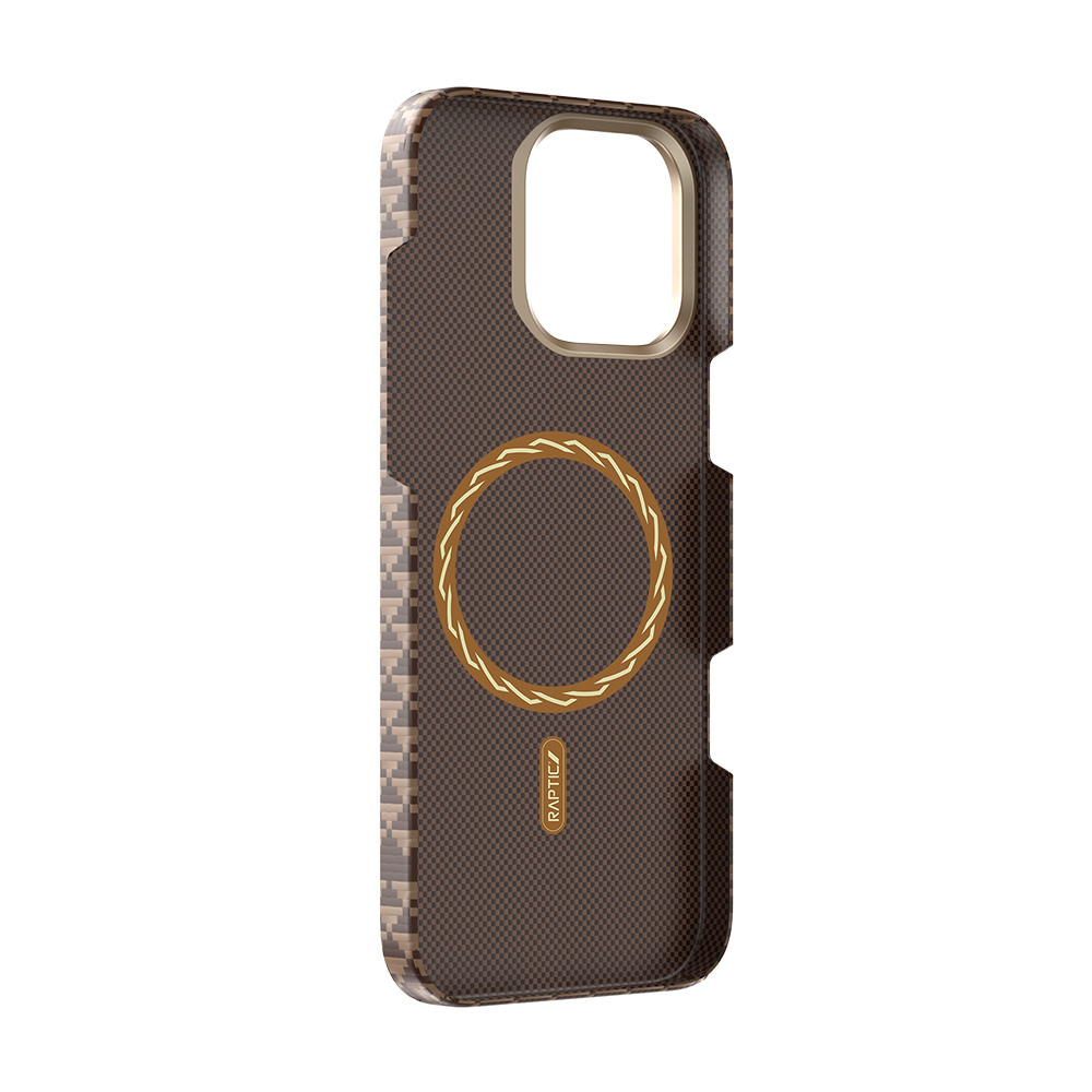 Apple iPhone 16 Pro Max Kılıf M-safe Şarj Özellikli Raptic Aramid Skin Origin Serisi Kapak - 6