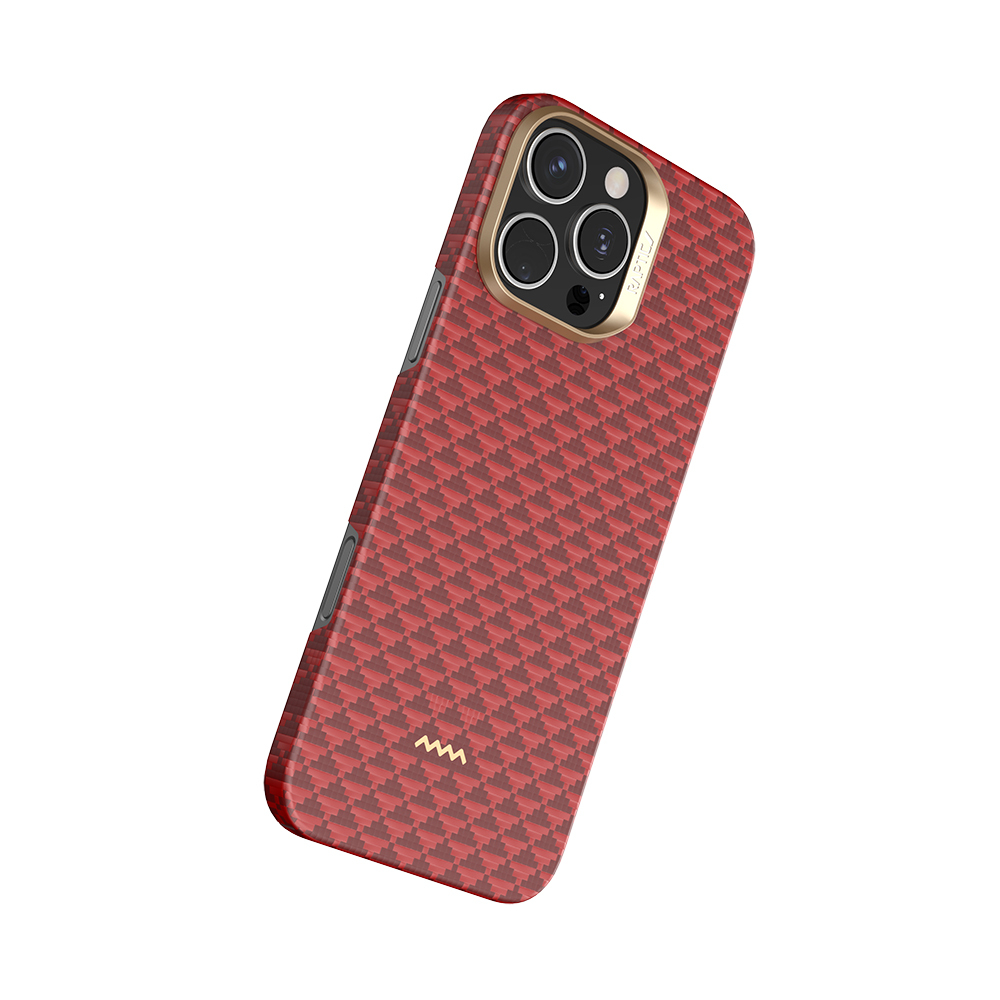 Apple iPhone 16 Pro Max Kılıf M-safe Şarj Özellikli Raptic Aramid Skin Origin Serisi Kapak - 9