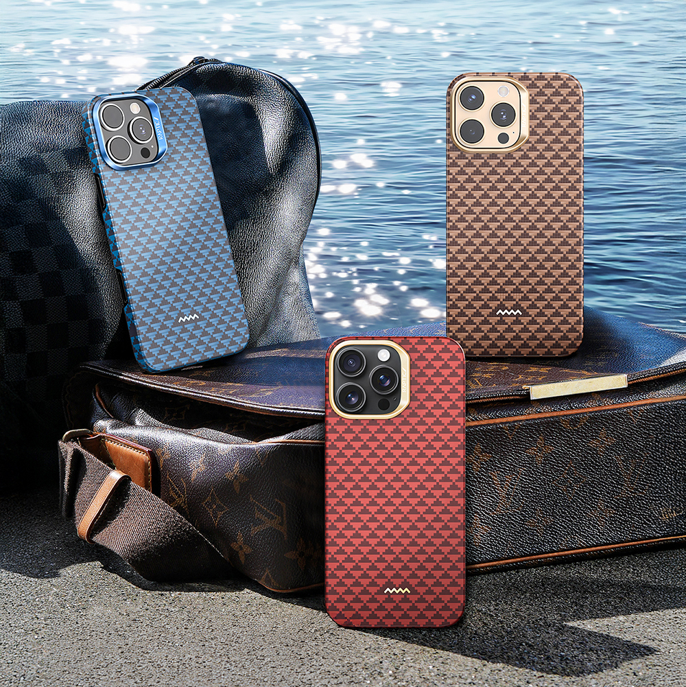 Apple iPhone 16 Pro Max Kılıf M-safe Şarj Özellikli Raptic Aramid Skin Origin Serisi Kapak - 14