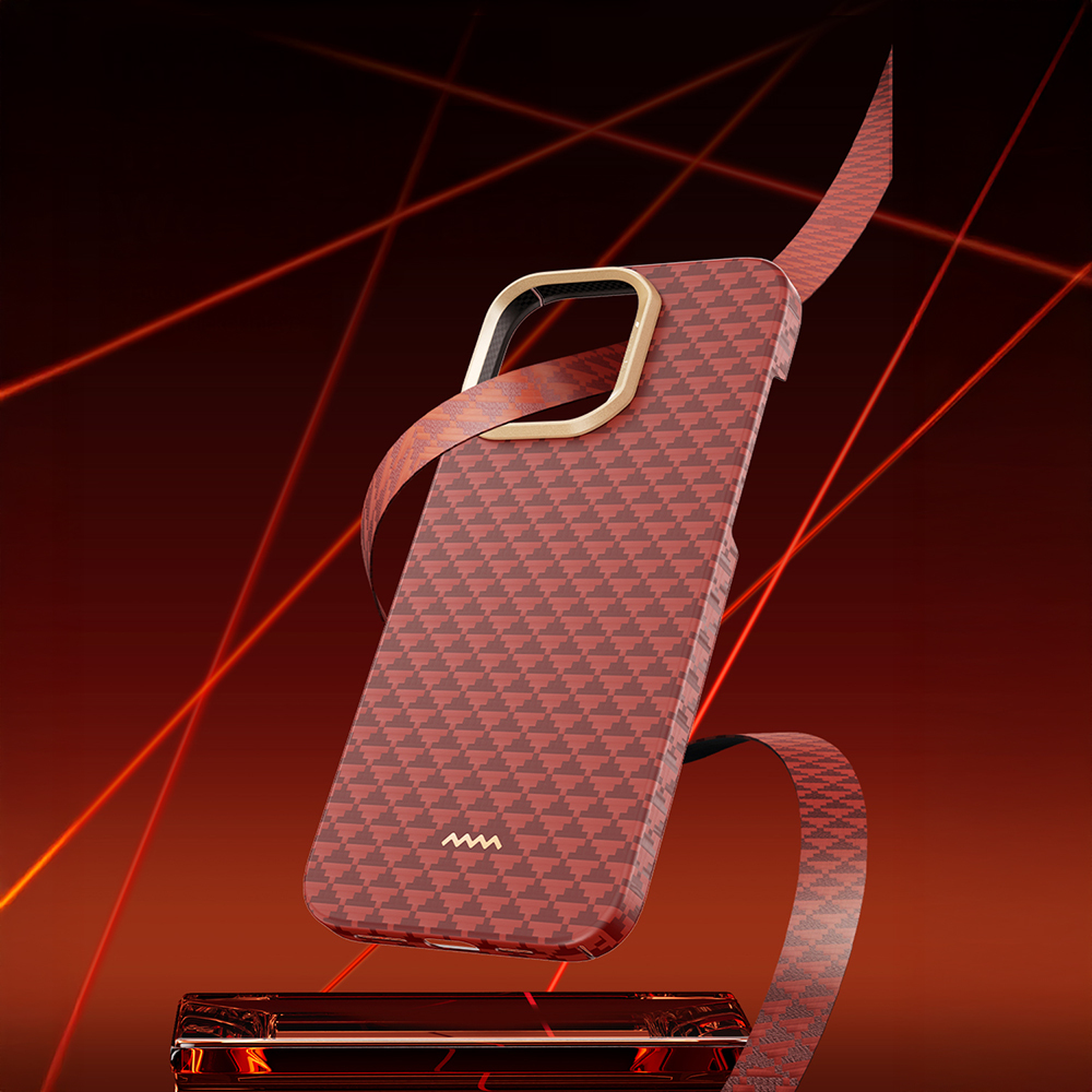 Apple iPhone 16 Pro Max Kılıf M-safe Şarj Özellikli Raptic Aramid Skin Origin Serisi Kapak - 18