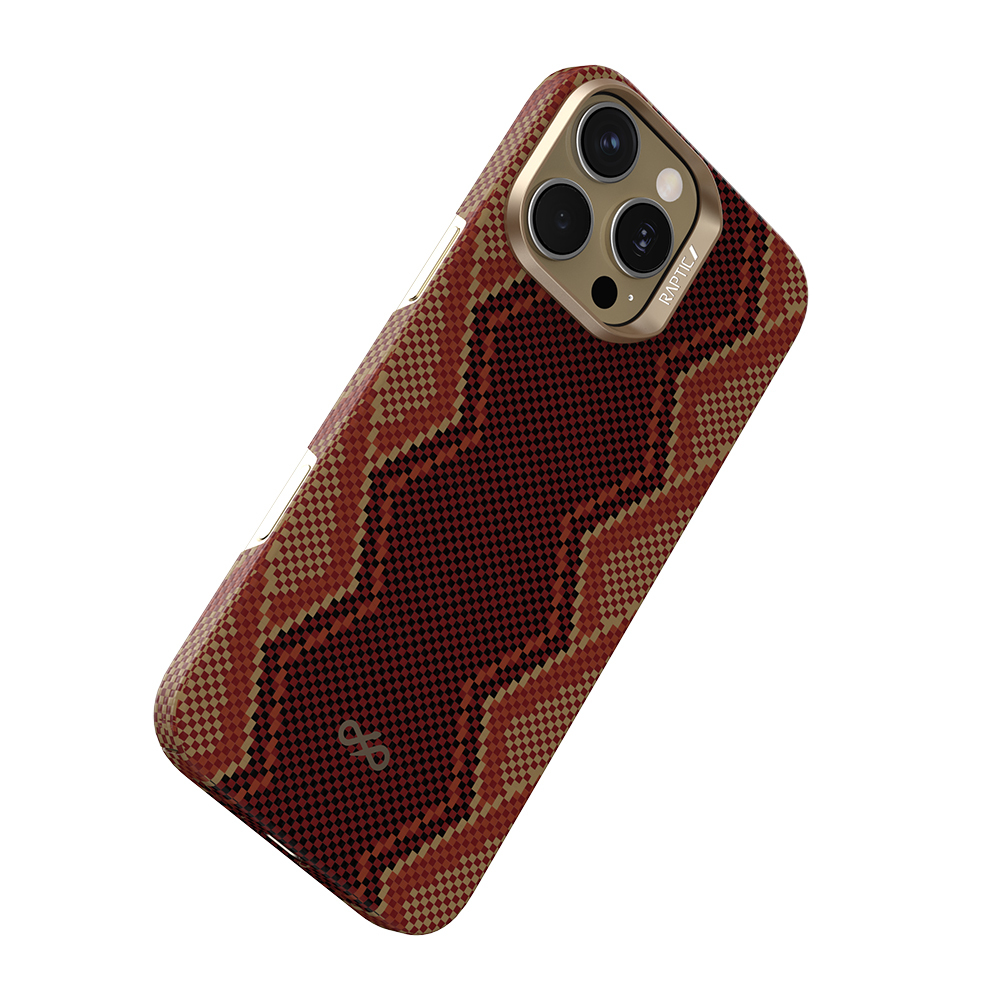 Apple iPhone 16 Pro Max Kılıf M-safe Şarj Özellikli Raptic Aramid Skin Bionic Serisi Kapak - 7