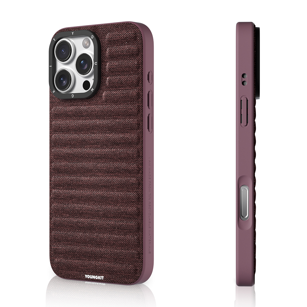 Apple iPhone 16 Pro Max Kılıf M-safe Şarj Özellikli Youngkit Canvas Serisi Kapak - 13