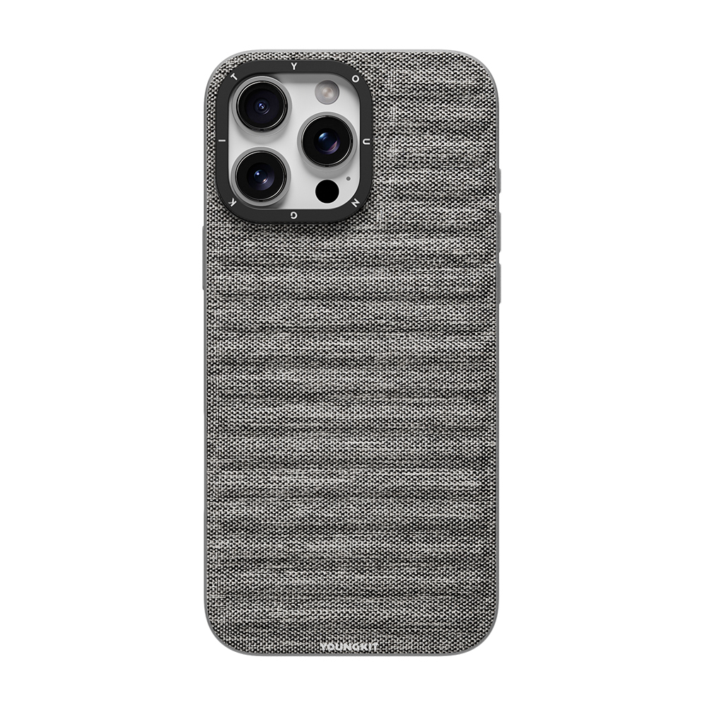 Apple iPhone 16 Pro Max Kılıf M-safe Şarj Özellikli Youngkit Canvas Serisi Kapak - 1