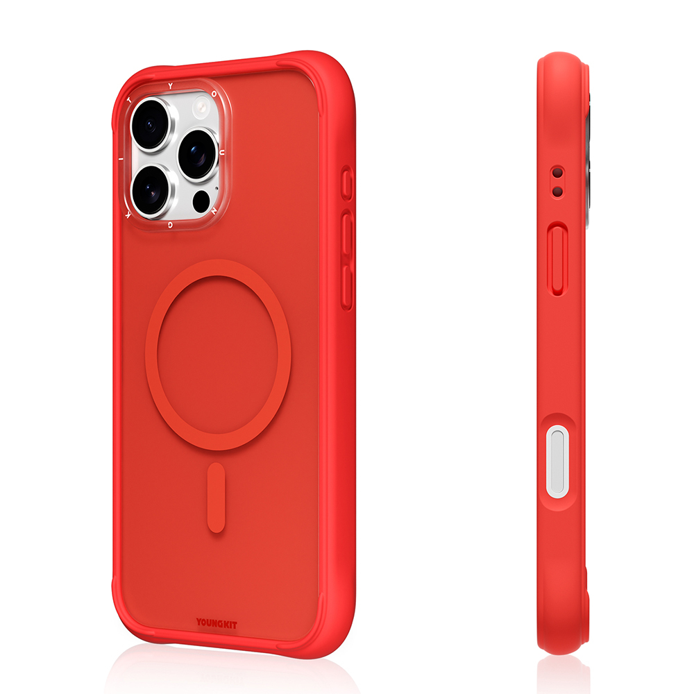 Apple iPhone 16 Pro Max Kılıf M-safe Şarj Özellikli Youngkit Macaroon Serisi Kapak - 15