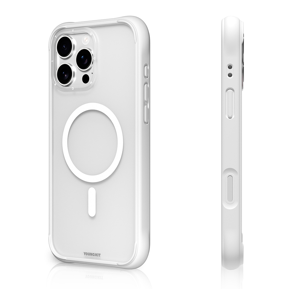 Apple iPhone 16 Pro Max Kılıf M-safe Şarj Özellikli Youngkit Macaroon Serisi Kapak - 17