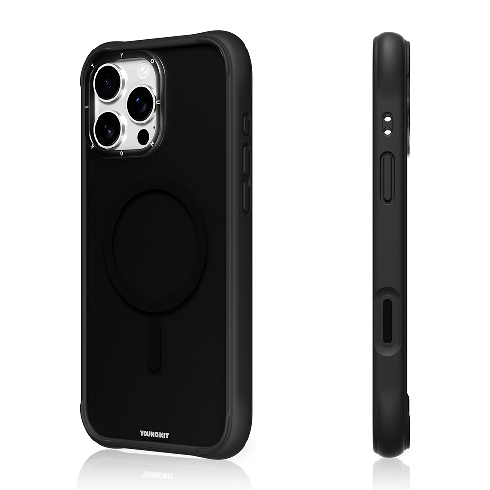 Apple iPhone 16 Pro Max Kılıf M-safe Şarj Özellikli Youngkit Macaroon Serisi Kapak - 18