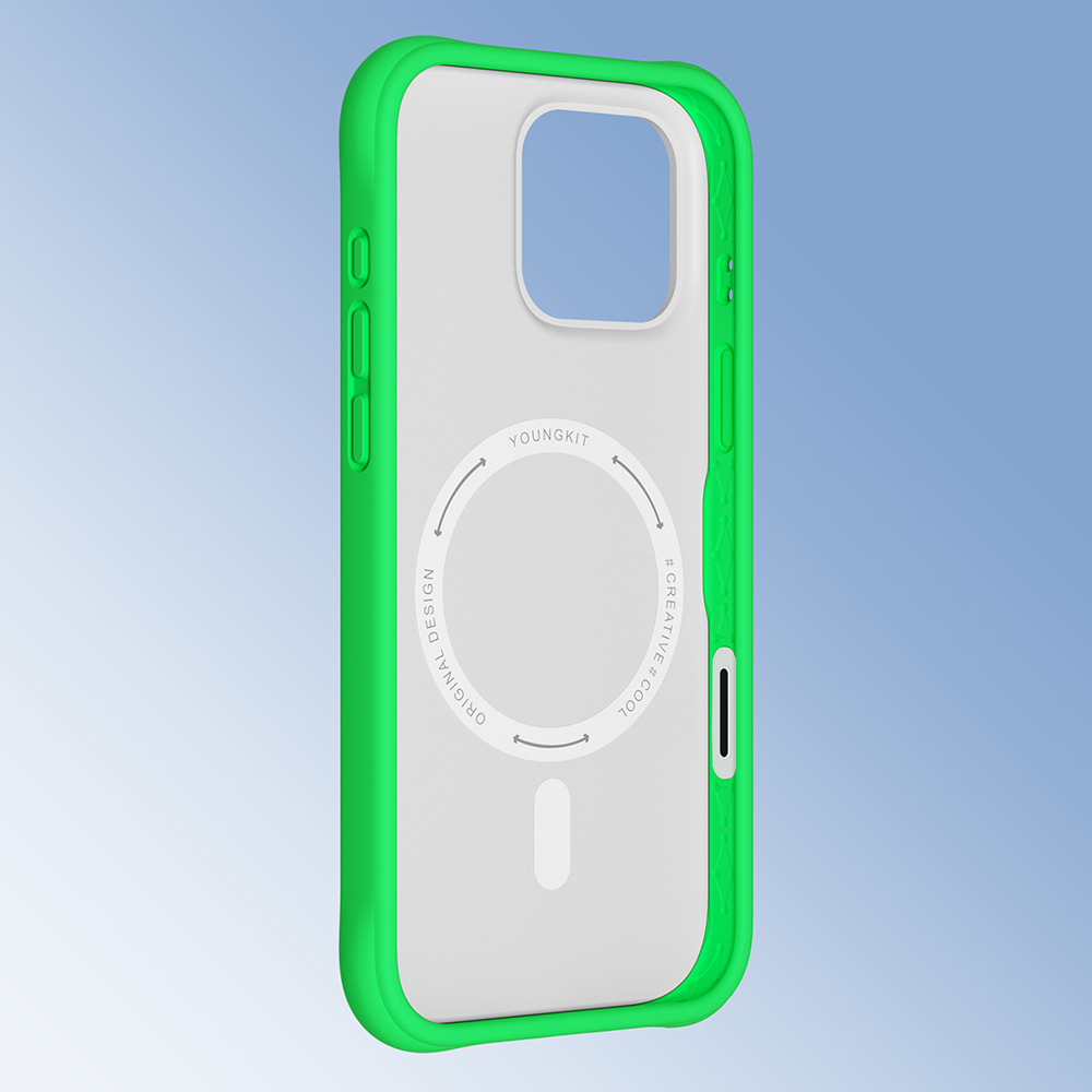 Apple iPhone 16 Pro Max Kılıf M-safe Şarj Özellikli Youngkit Macaroon Serisi Kapak - 27