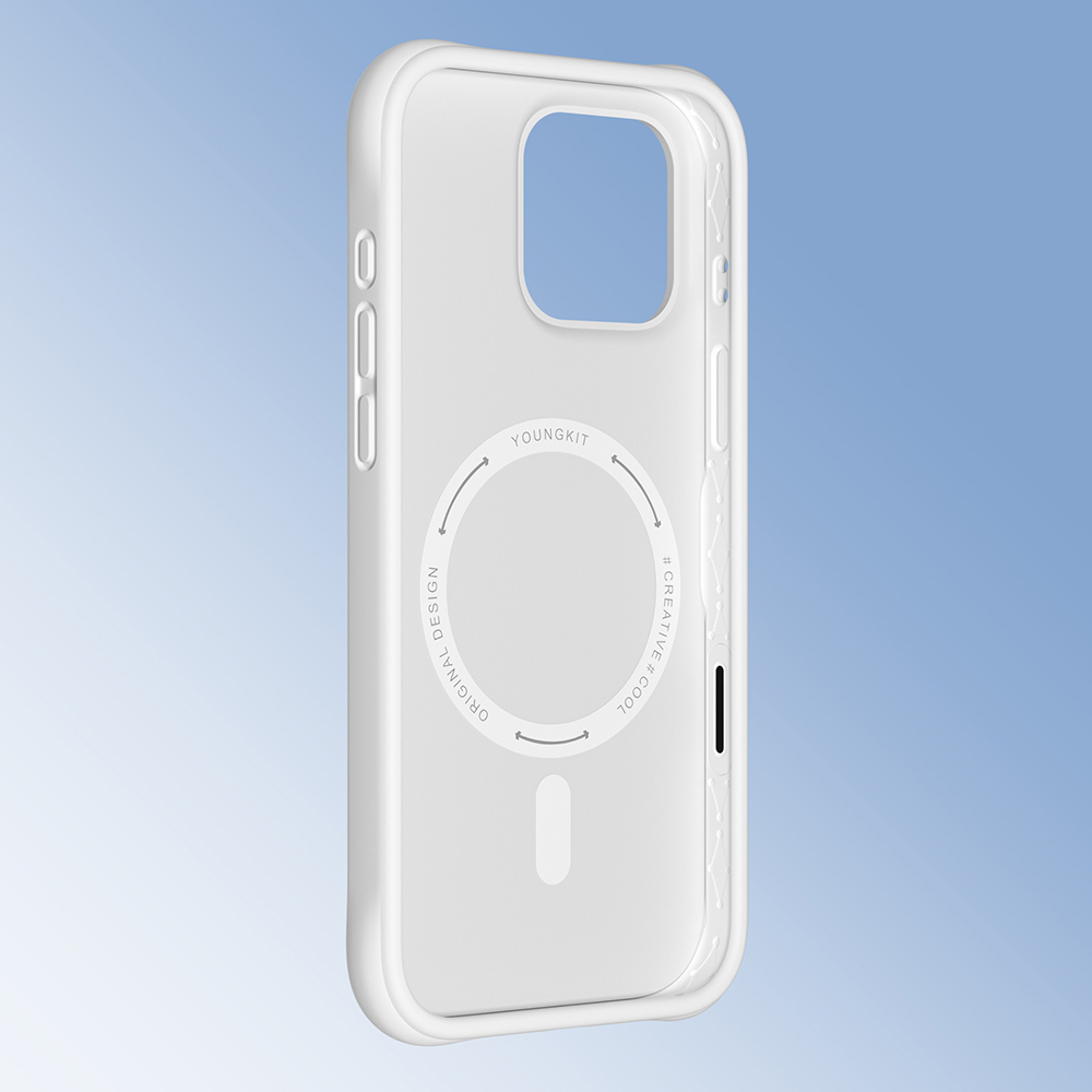 Apple iPhone 16 Pro Max Kılıf M-safe Şarj Özellikli Youngkit Macaroon Serisi Kapak - 30