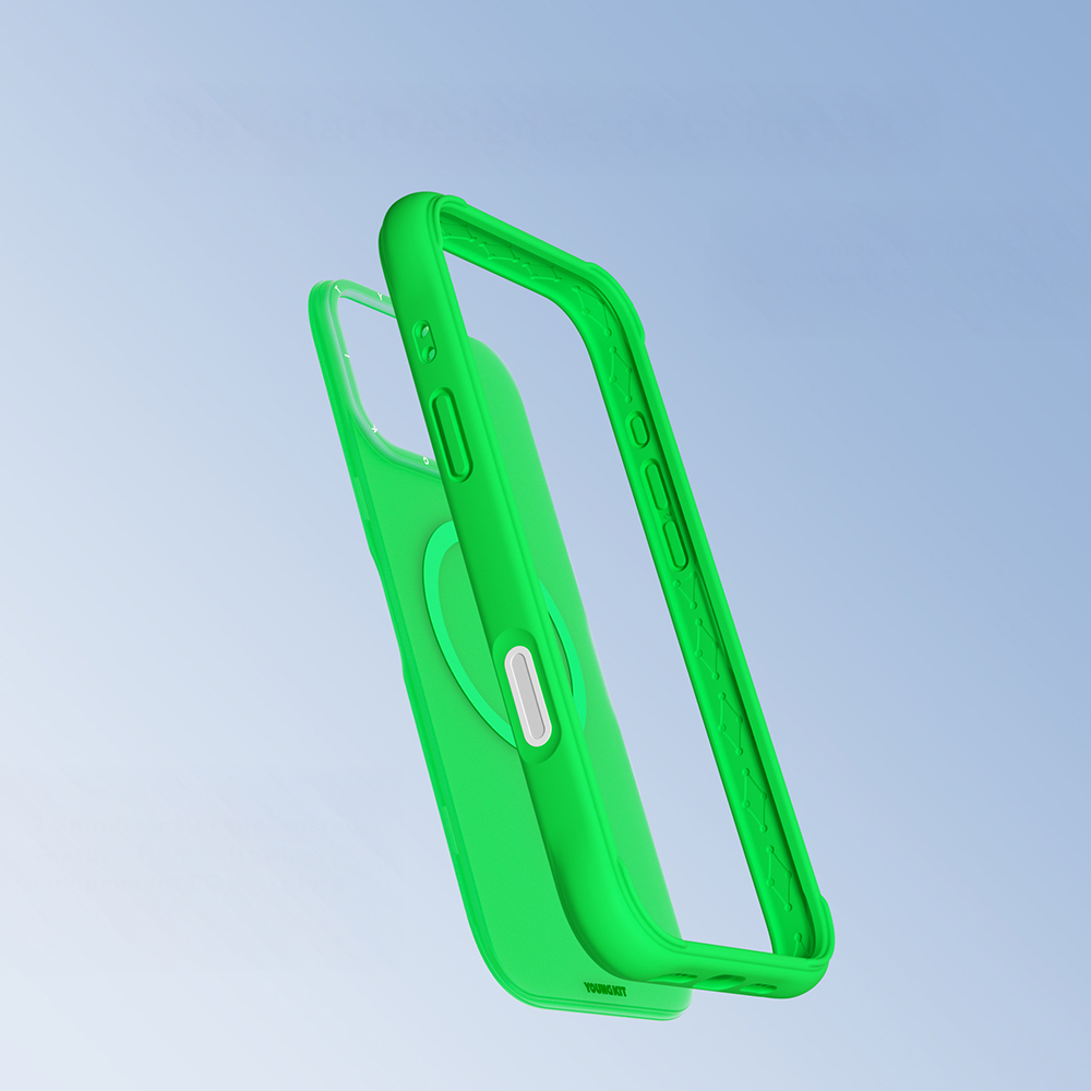 Apple iPhone 16 Pro Max Kılıf M-safe Şarj Özellikli Youngkit Macaroon Serisi Kapak - 36