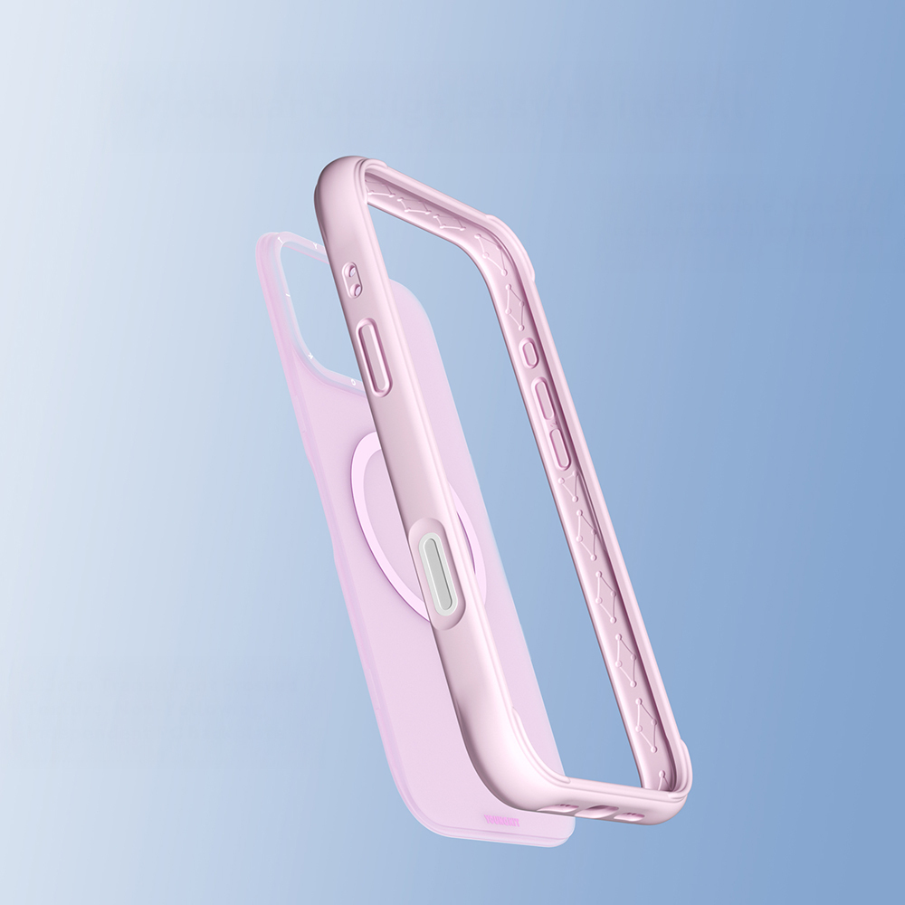 Apple iPhone 16 Pro Max Kılıf M-safe Şarj Özellikli Youngkit Macaroon Serisi Kapak - 38