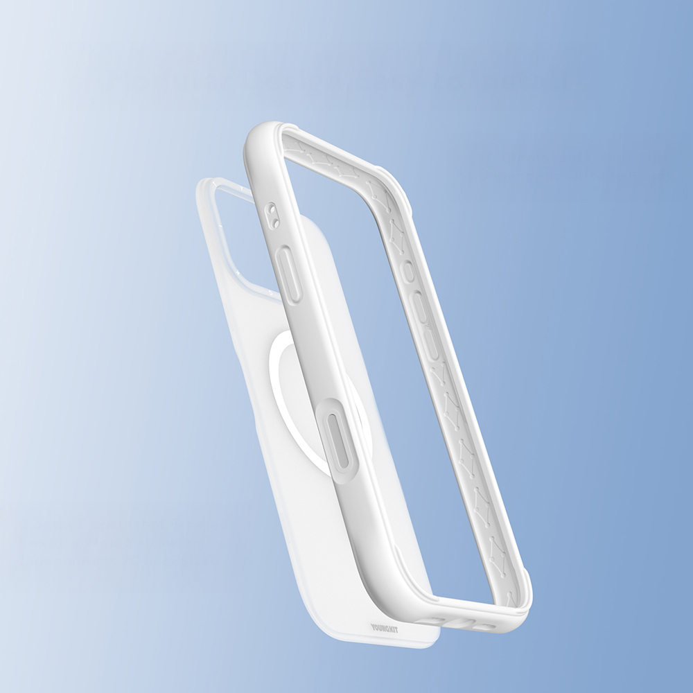 Apple iPhone 16 Pro Max Kılıf M-safe Şarj Özellikli Youngkit Macaroon Serisi Kapak - 39