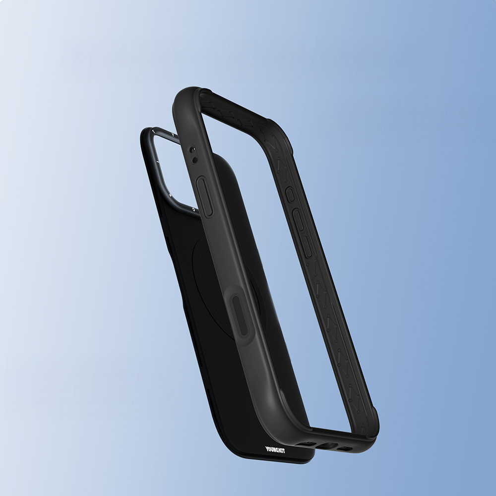 Apple iPhone 16 Pro Max Kılıf M-safe Şarj Özellikli Youngkit Macaroon Serisi Kapak - 40