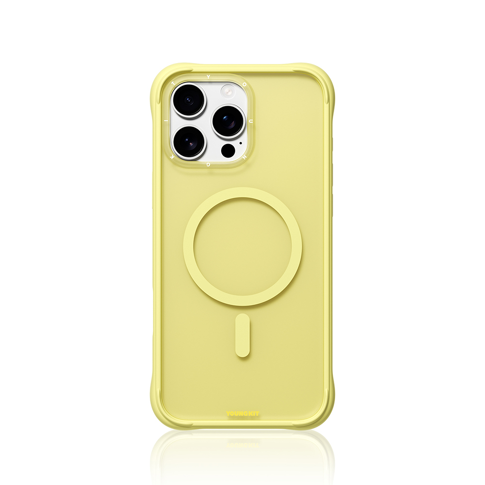 Apple iPhone 16 Pro Max Kılıf M-safe Şarj Özellikli Youngkit Macaroon Serisi Kapak - 1