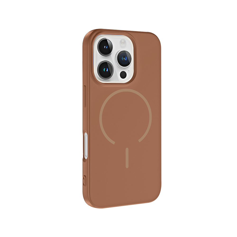 Apple iPhone 16 Pro Max Kılıf M-safe Şarj Özellikli Zore Meta Kapak - 10