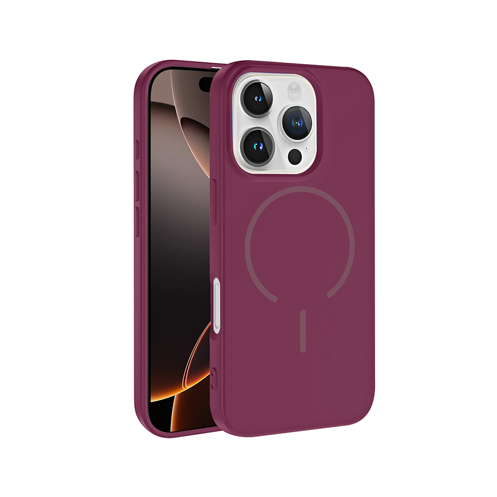 Apple iPhone 16 Pro Max Kılıf M-safe Şarj Özellikli Zore Meta Kapak - 1