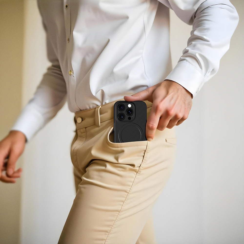 Apple iPhone 16 Pro Max Kılıf M-safe Şarj Özellikli Amazingthing Minimal Air Serisi Kapak - 11