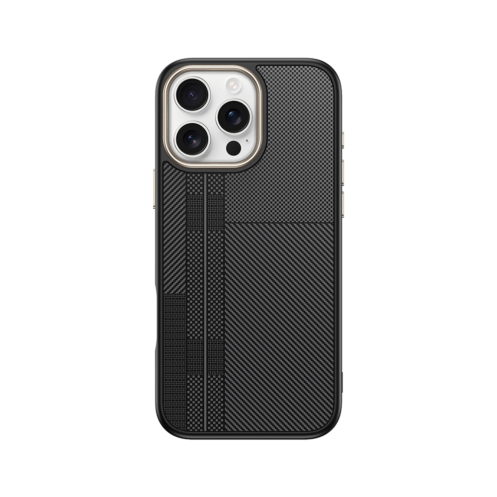 Apple iPhone 16 Pro Max Kılıf M-safe Şarj Özellikli Karbon Fiber Görünümlü Zore Antina Kapak - 2