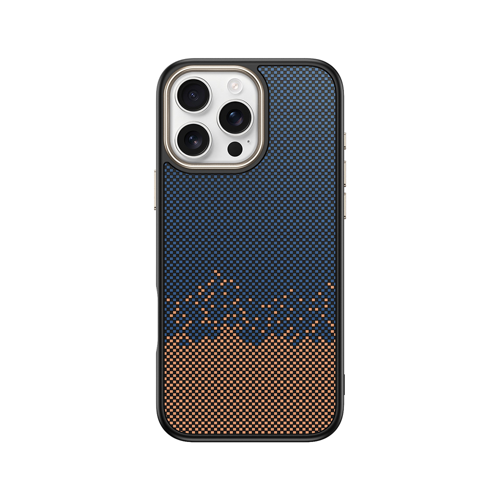 Apple iPhone 16 Pro Max Kılıf M-safe Şarj Özellikli Karbon Fiber Görünümlü Zore Antina Kapak - 3