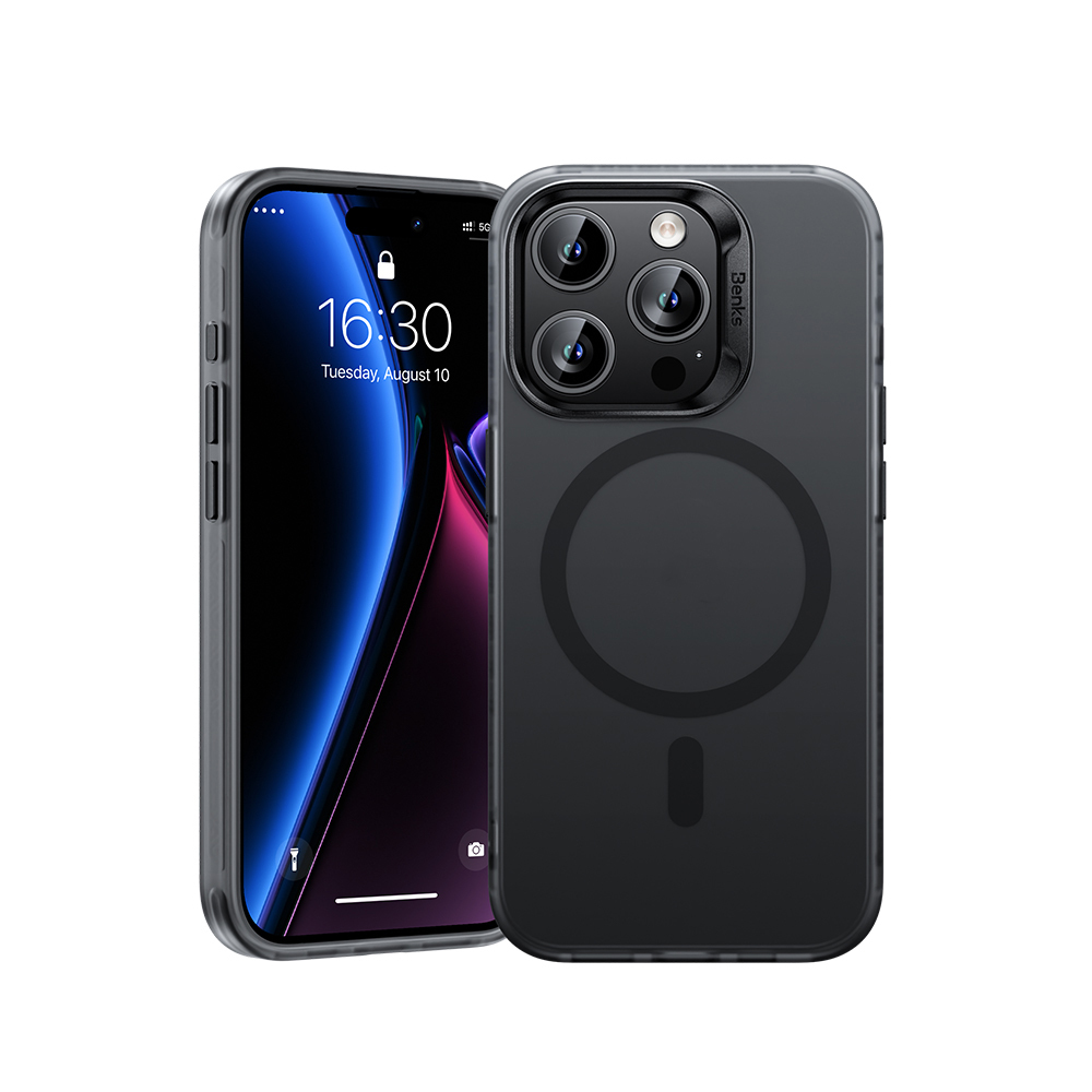 Apple iPhone 16 Pro Max Kılıf M-safe Şarj Özellikli Yeni Seri Benks Lucid Armor Kapak - 3