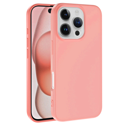 Apple iPhone 16 Pro Max Kılıf Zore LSR Lansman Kapak Pembe