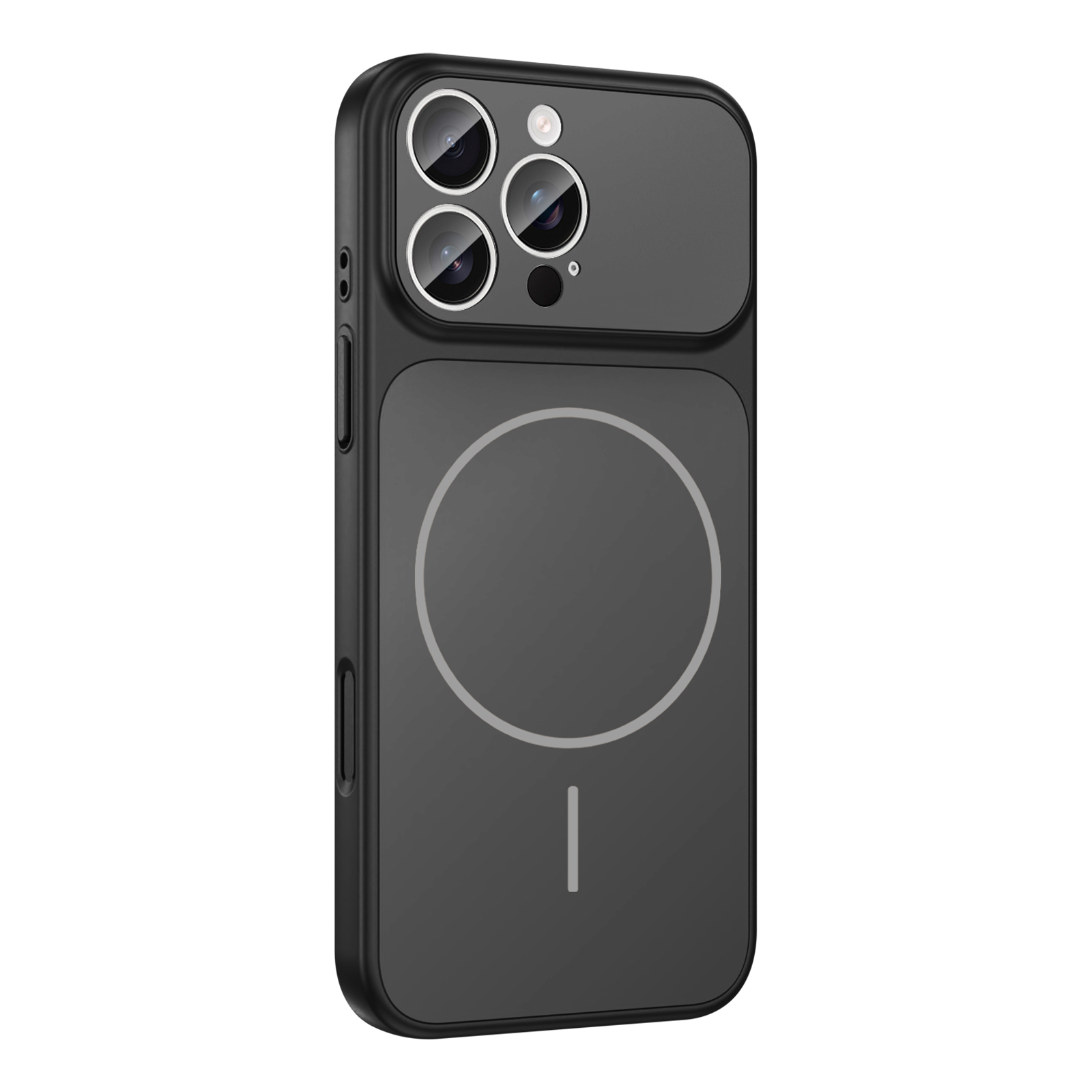 Apple iPhone 16 Pro Max Kılıf Zore M-Safe Şarj Özellikli Kamera Korumalı Formen Kapak - 8