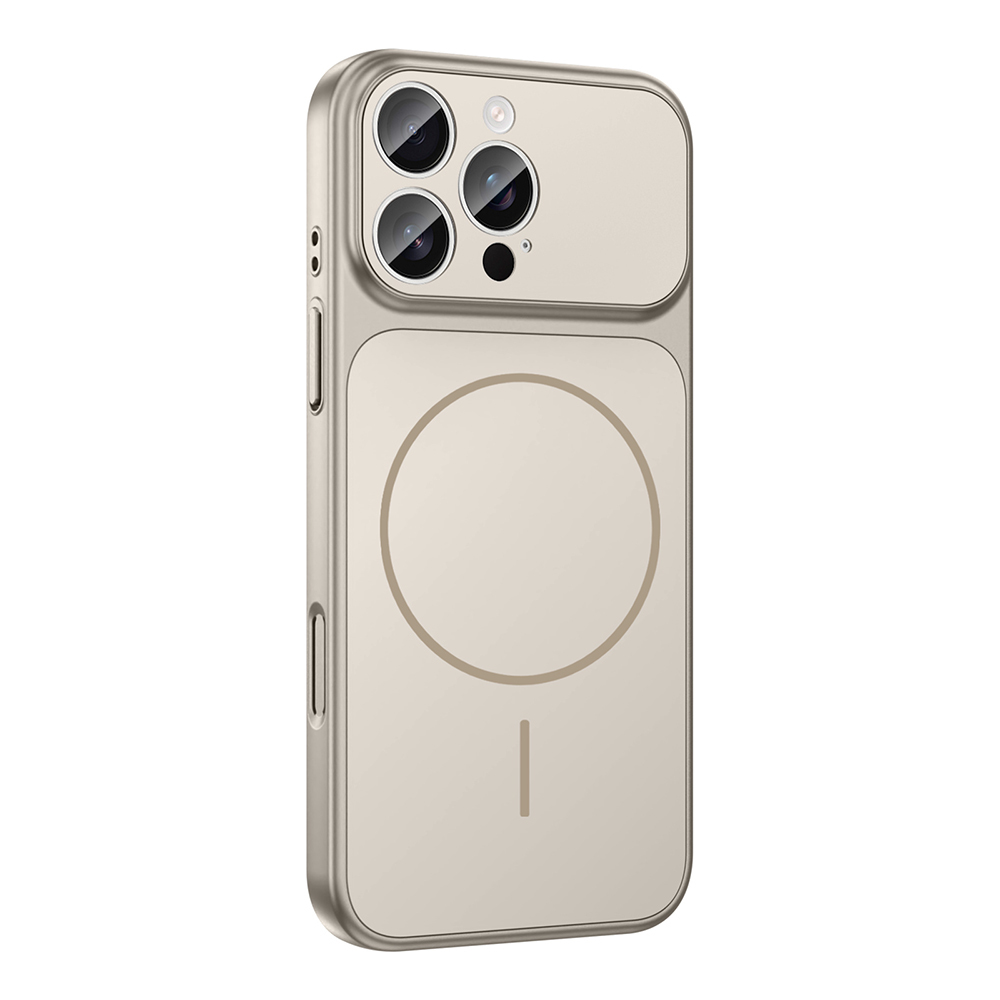 Apple iPhone 16 Pro Max Kılıf Zore M-Safe Şarj Özellikli Kamera Korumalı Formen Kapak - 10