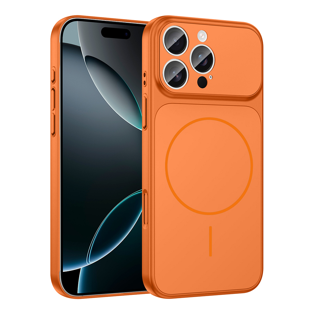 Apple iPhone 16 Pro Max Kılıf Zore M-Safe Şarj Özellikli Kamera Korumalı Formen Kapak - 3