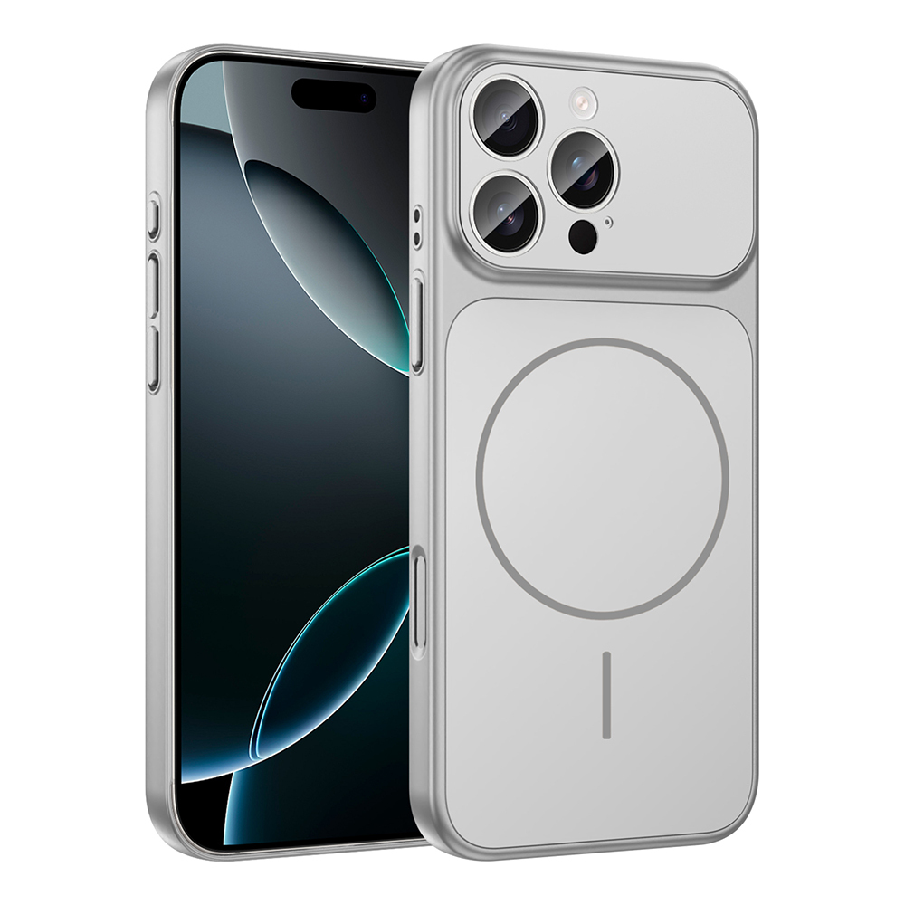Apple iPhone 16 Pro Max Kılıf Zore M-Safe Şarj Özellikli Kamera Korumalı Formen Kapak - 5