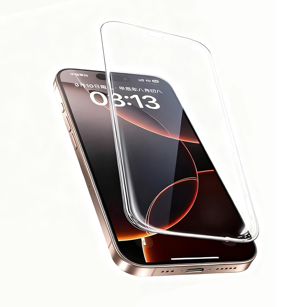 Apple iPhone 16 Pro Max Zore 3D Mobi HD Temperli Cam Ekran Koruyucu - 1