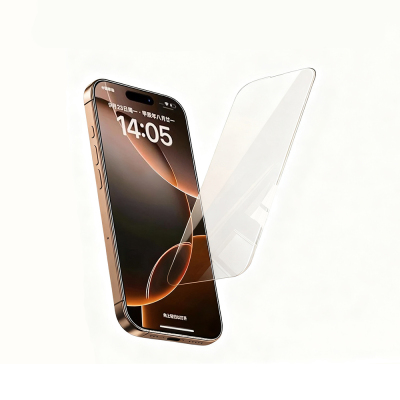 Apple iPhone 16 Pro Zore 3D Mobi HD Temperli Cam Ekran Koruyucu Şeffaf