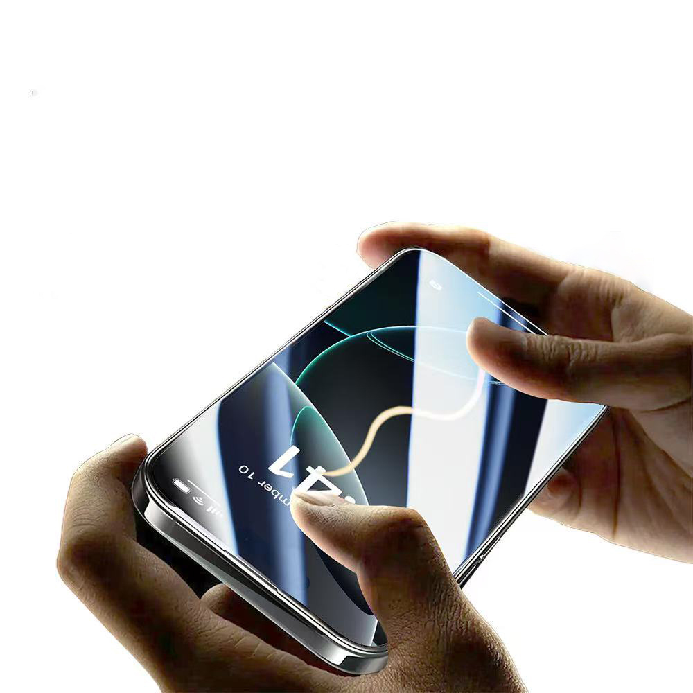 Apple iPhone 16 Pro Zore 3D Mobi HD Temperli Cam Ekran Koruyucu + Kolay Uygulama Aparatı - 7