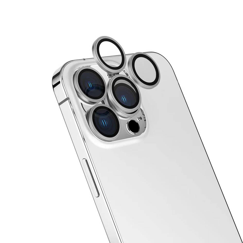 Apple iPhone 16 Pro Zore Safir CL-15 Parmak İzi Bırakmayan Anti-Reflective Kamera Lens Koruyucu - 2