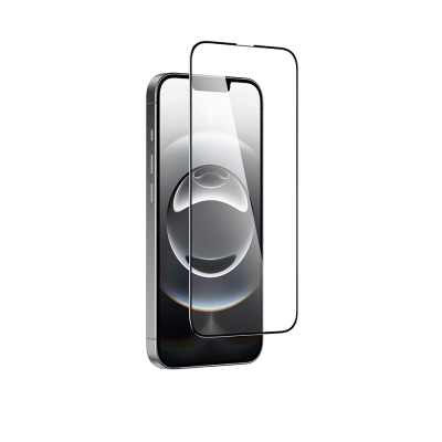Apple iPhone 16E Amazingthing Radix Parmak İzi Bırakmayan Temperli Cam Ekran Koruyucu Siyah
