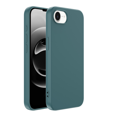 Apple iPhone 16E Case Zore Mara Lansman Cover Dark Green