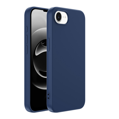 Apple iPhone 16E Case Zore Mara Lansman Cover Navy blue