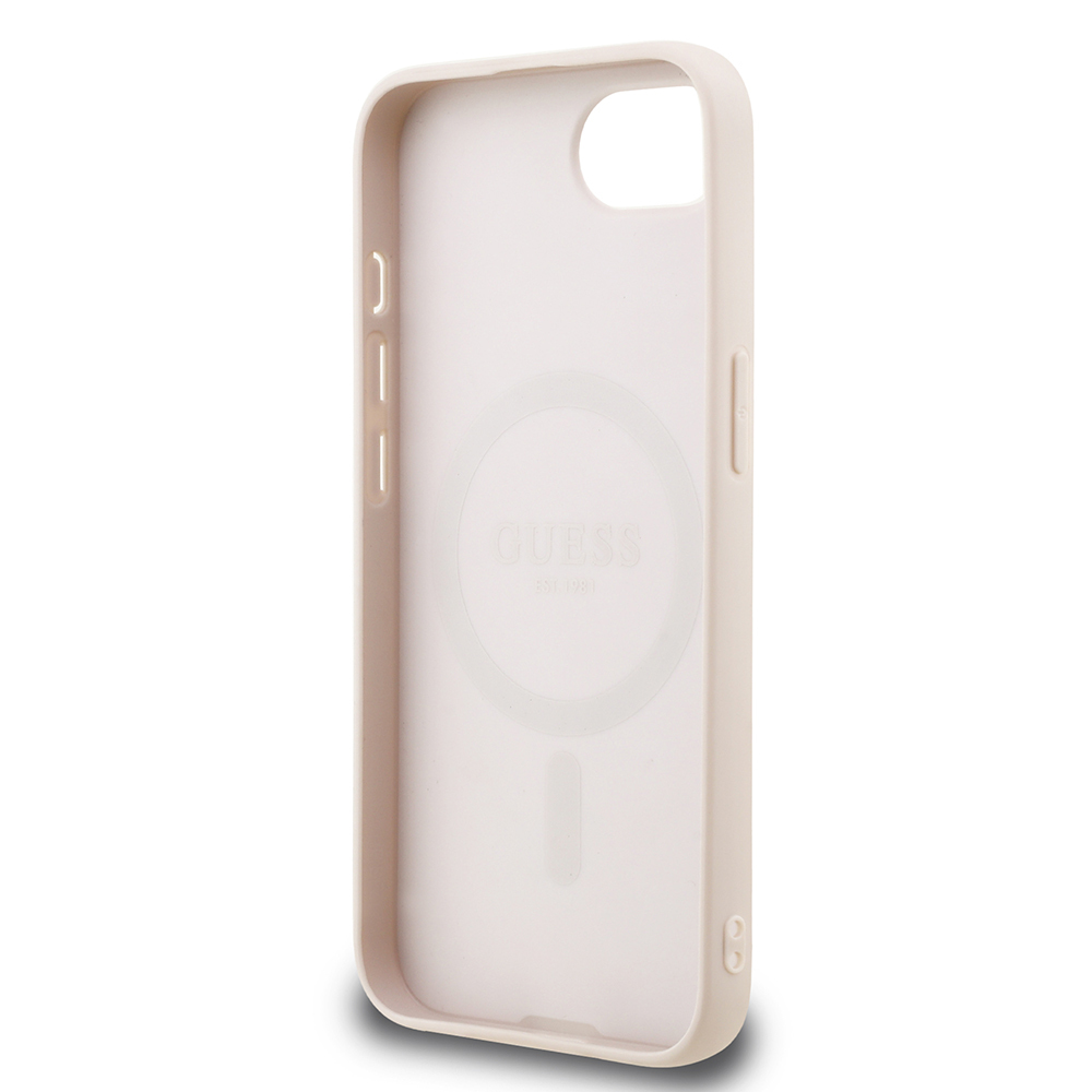 Apple iPhone 16E Kılıf Guess Orjinal Lisanslı M-safe Şarj Özellikli Small 4G Classic Kapak - 9
