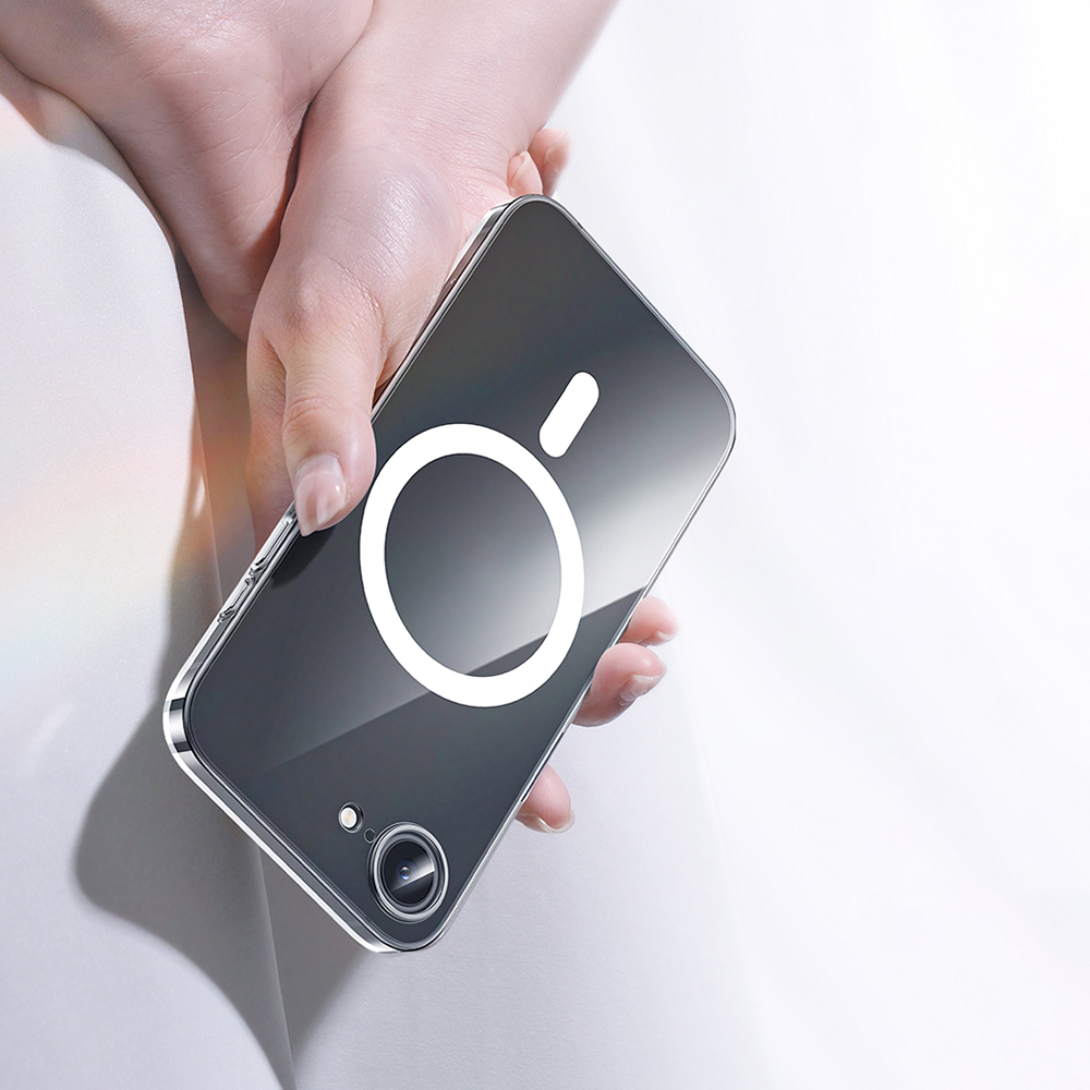 Apple iPhone 16E Kılıf M-safe Şarj Özellikli Benks ​​​​​​Crystal Serisi Şeffaf Kapak - 7