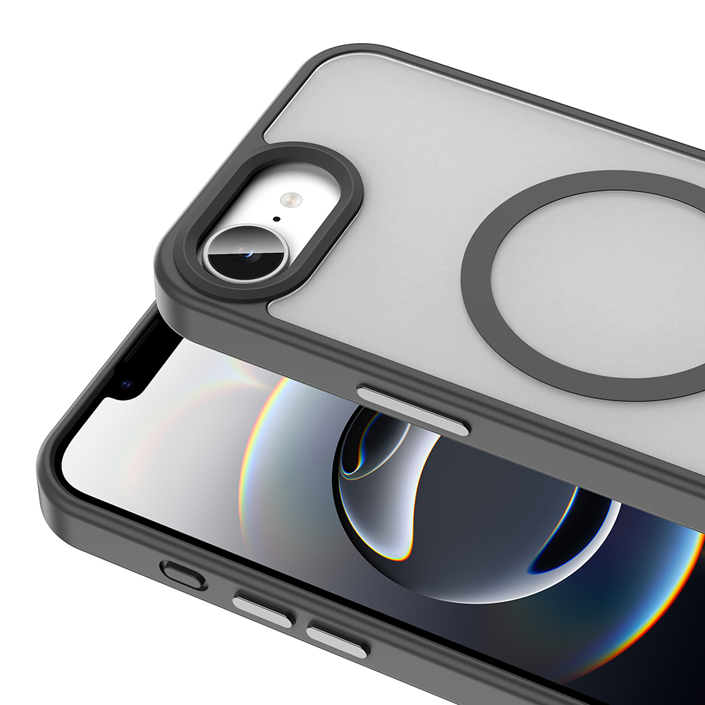 Apple iPhone 16E Kılıf M-safe Şarj Özellikli Mat Arka Yüzey Zore Sio Kapak - 19