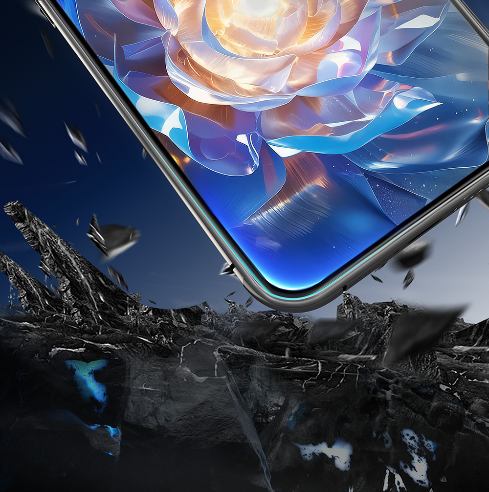 Apple iPhone 16E Mohseven Sapphire Coating Privacy Ghost Tempered Glass Screen Protector - 6