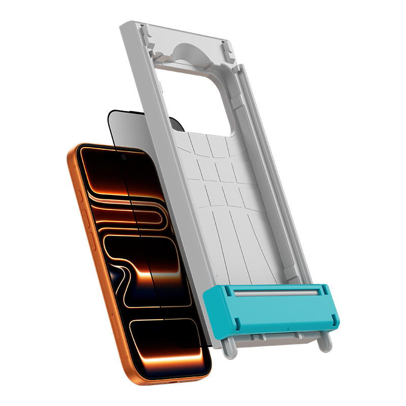 Apple iPhone 17 Air Benks Glass Warrior 2.0 EZFita Privacy Hayalet Cam Ekran Koruyucu + Kolay Uygulama Aparatı - 5